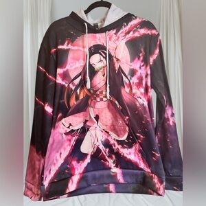 Nezuko Kamado: Demon Slayer Anime Cosplay Pullover Hoodie Sz Large EPOC!